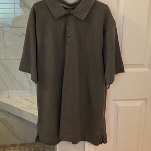 Johnston & Murphy Charcoal Polo Shirt